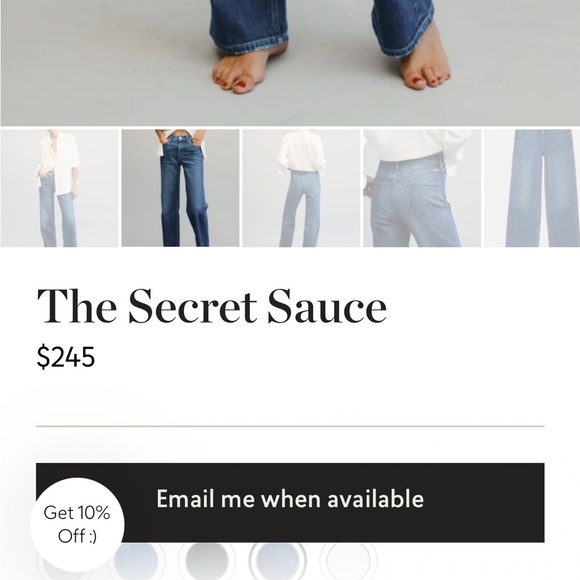 AYR The Secret Sauce Jeans 27 - Picture 3 of 5